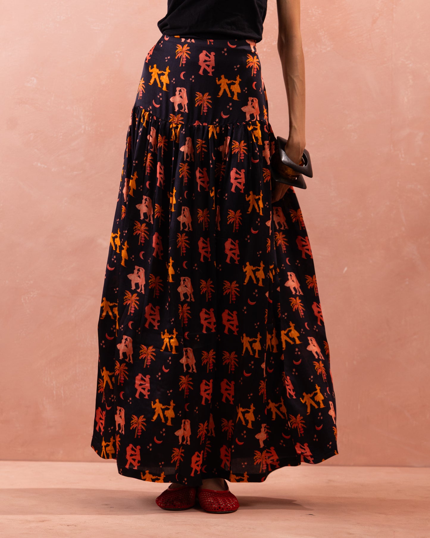 DANCE TOWN GATHERED SKIRT