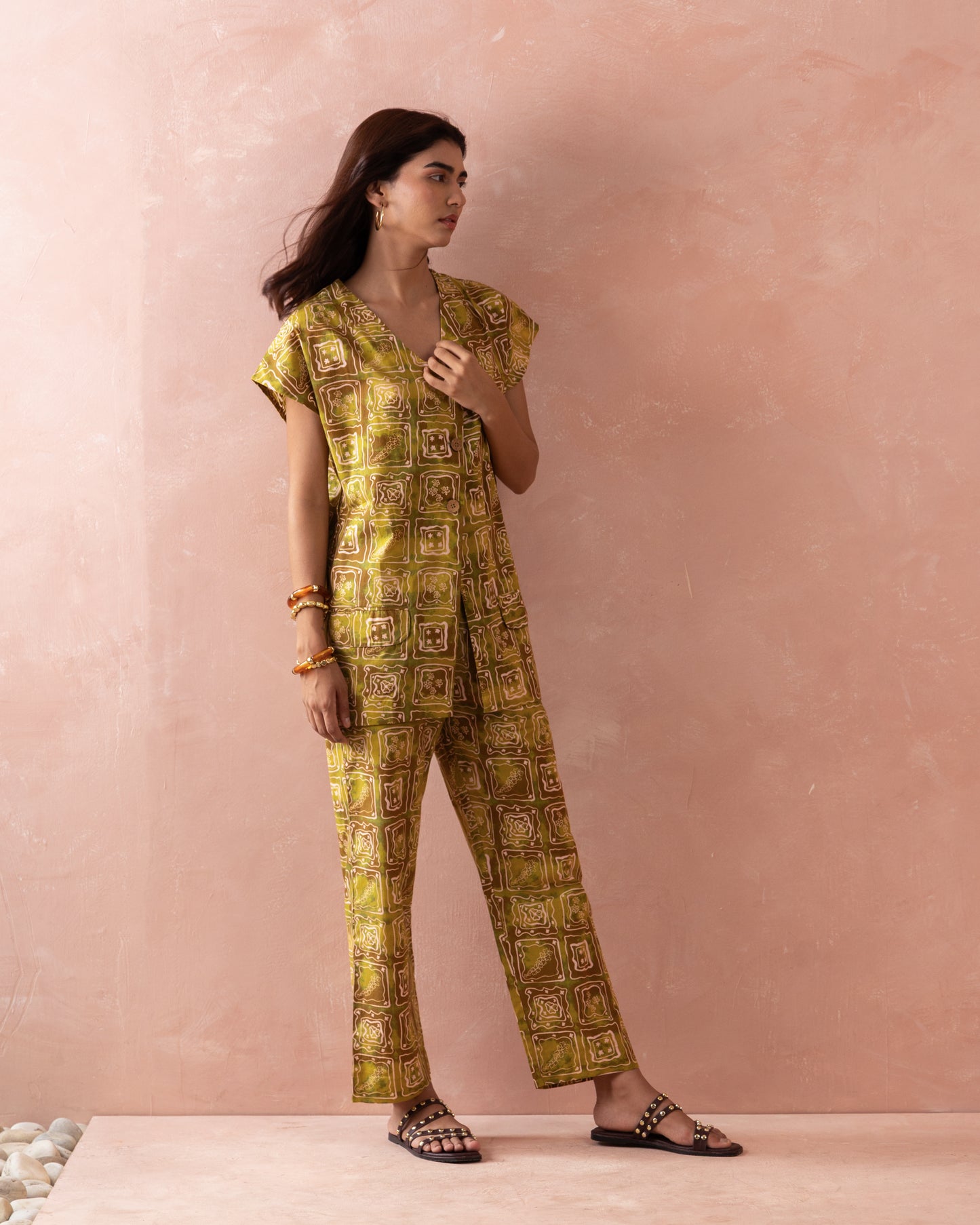 FIELD BLOOM WAISTCOAT SET