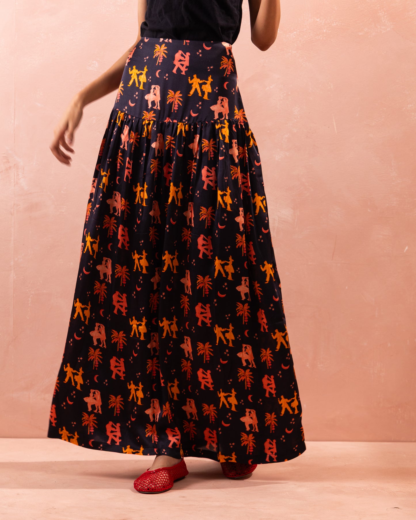 DANCE TOWN GATHERED SKIRT