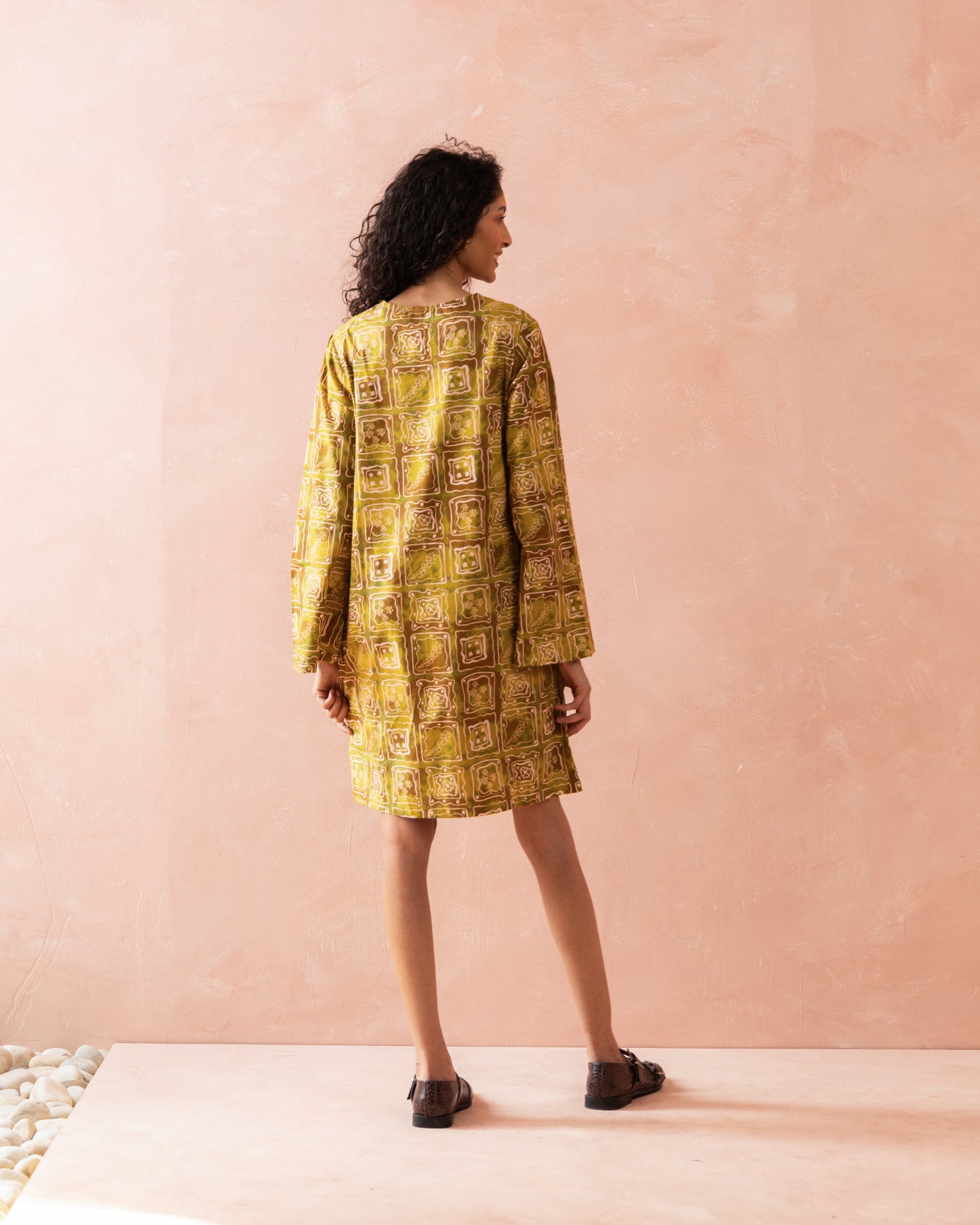 FIELD BLOOM LACE TIE DRESS