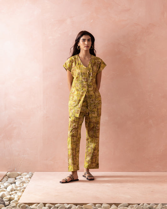 FIELD BLOOM WAISTCOAT SET