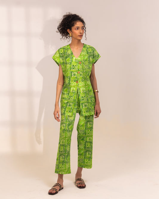JOY FERN WAISTCOAT SET