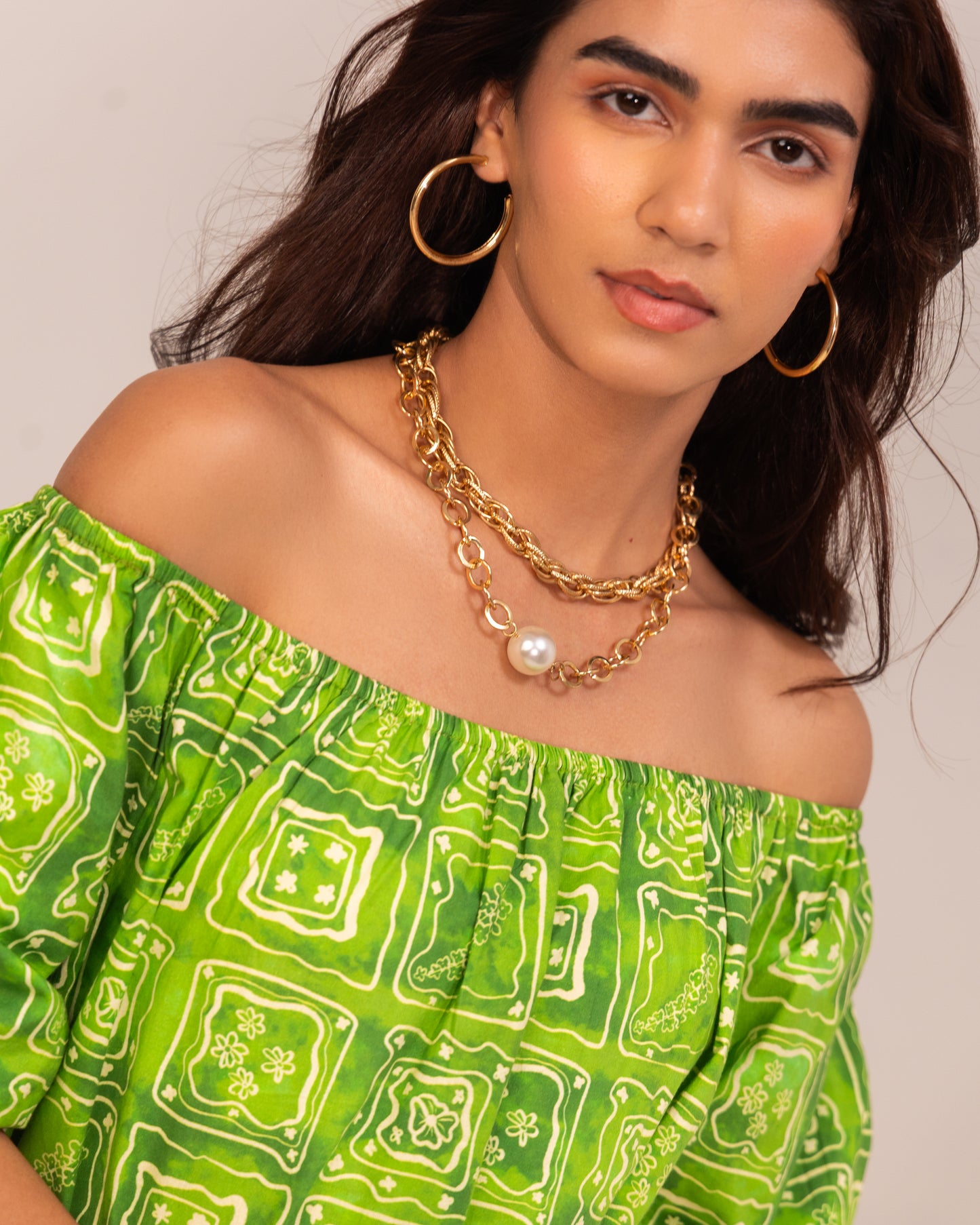 JOY FERN OFF SHOULDER DRESS