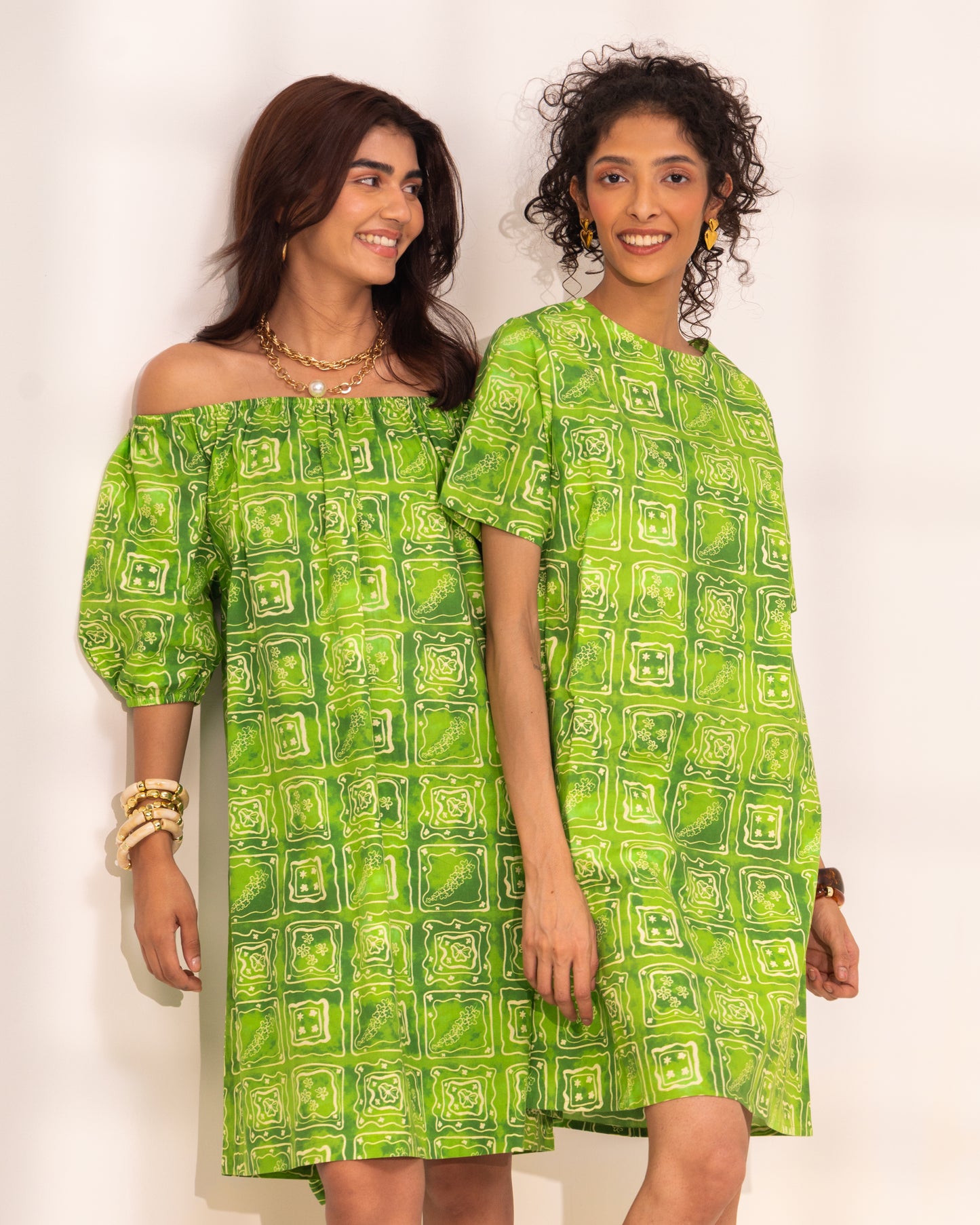 JOY FERN OFF SHOULDER DRESS