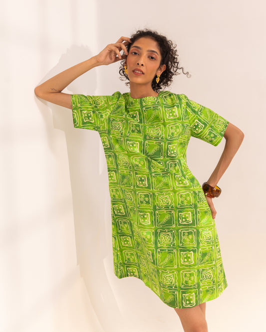 JOY FERN SHIFT DRESS