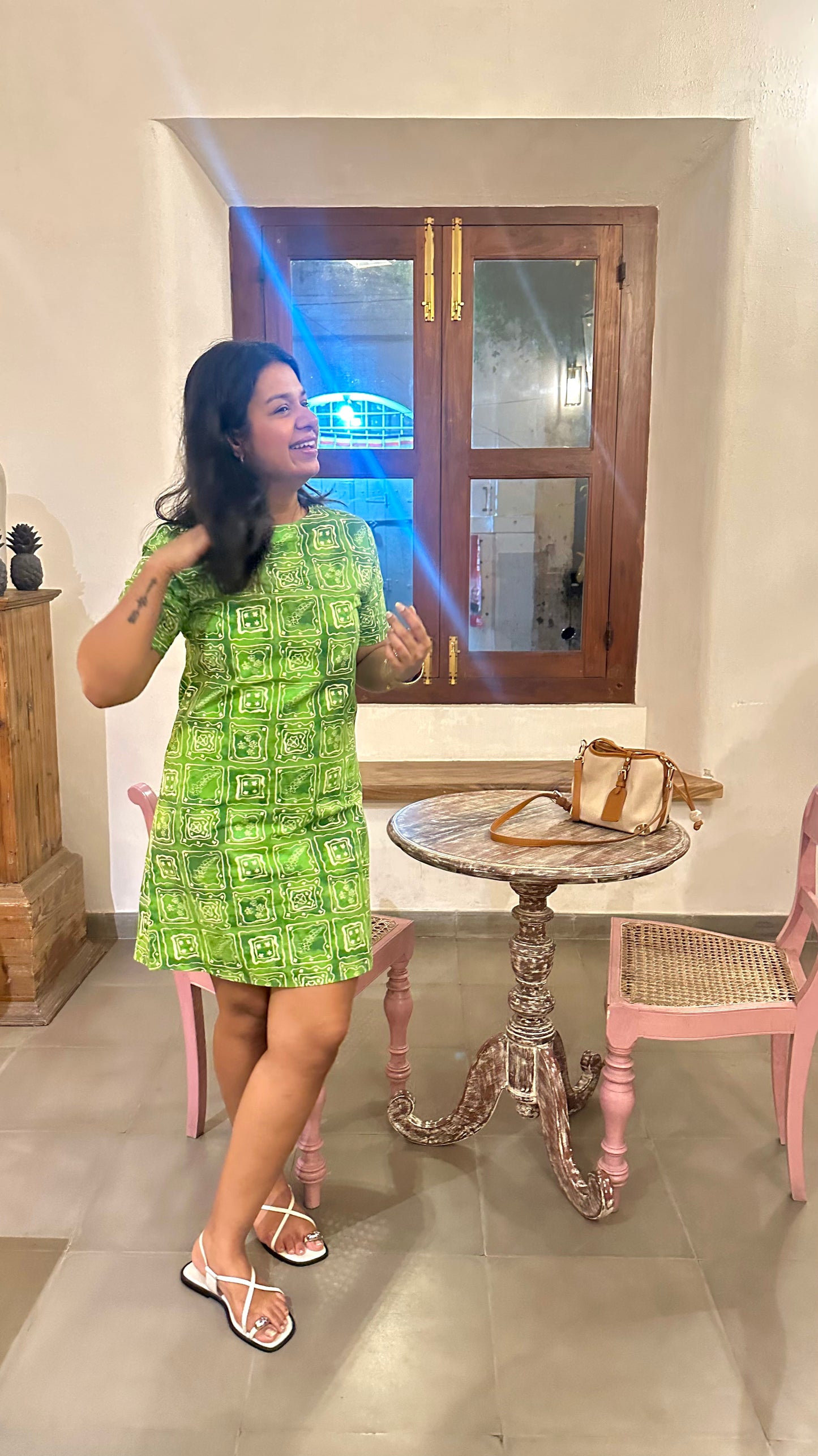 JOY FERN SHIFT DRESS