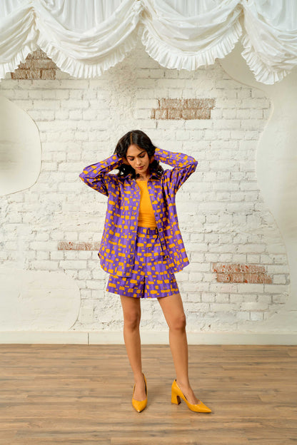 MOSAIC CHECK SHIRT - by totguise